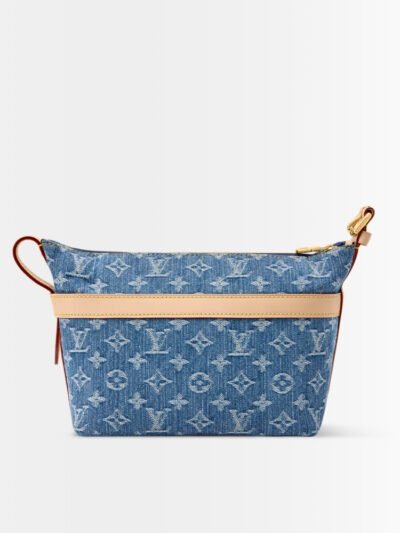 Louis Vuitton Cruiser Toiletry Bag Blue Denim 22Cm M27945