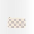 Louis Vuitton Damier Azur Coated Canva Key Pouch 12Cm N62658