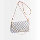 Louis Vuitton Damier Azur Favorite White MM 28Cm N41275