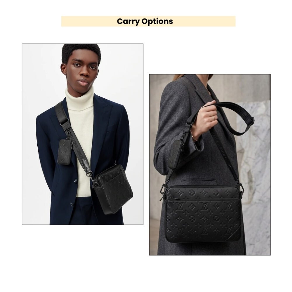 Louis Vuitton Duo Messenger Black 25cm M69827