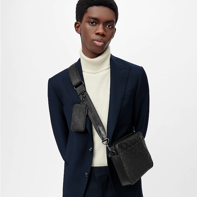 Louis Vuitton Duo Messenger Black 25cm M69827