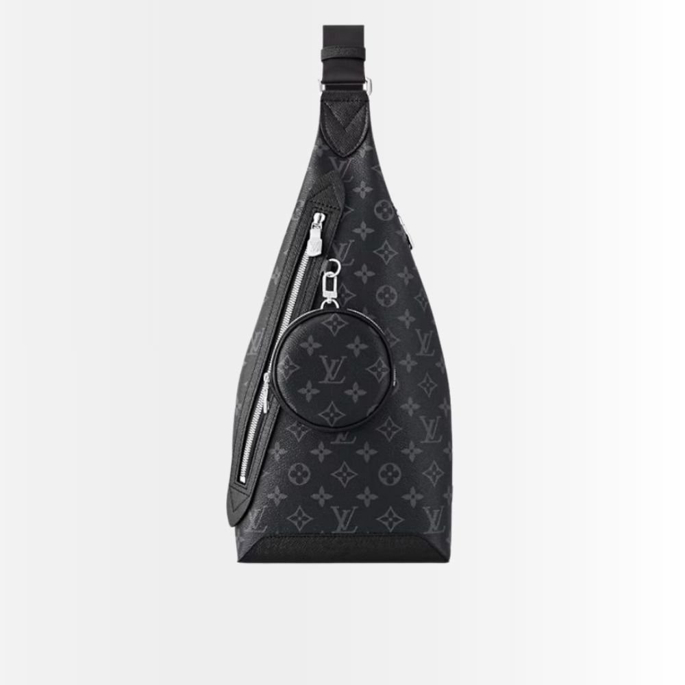 Louis Vuitton Duo Slingbag Monogram Black 42Cm M30936