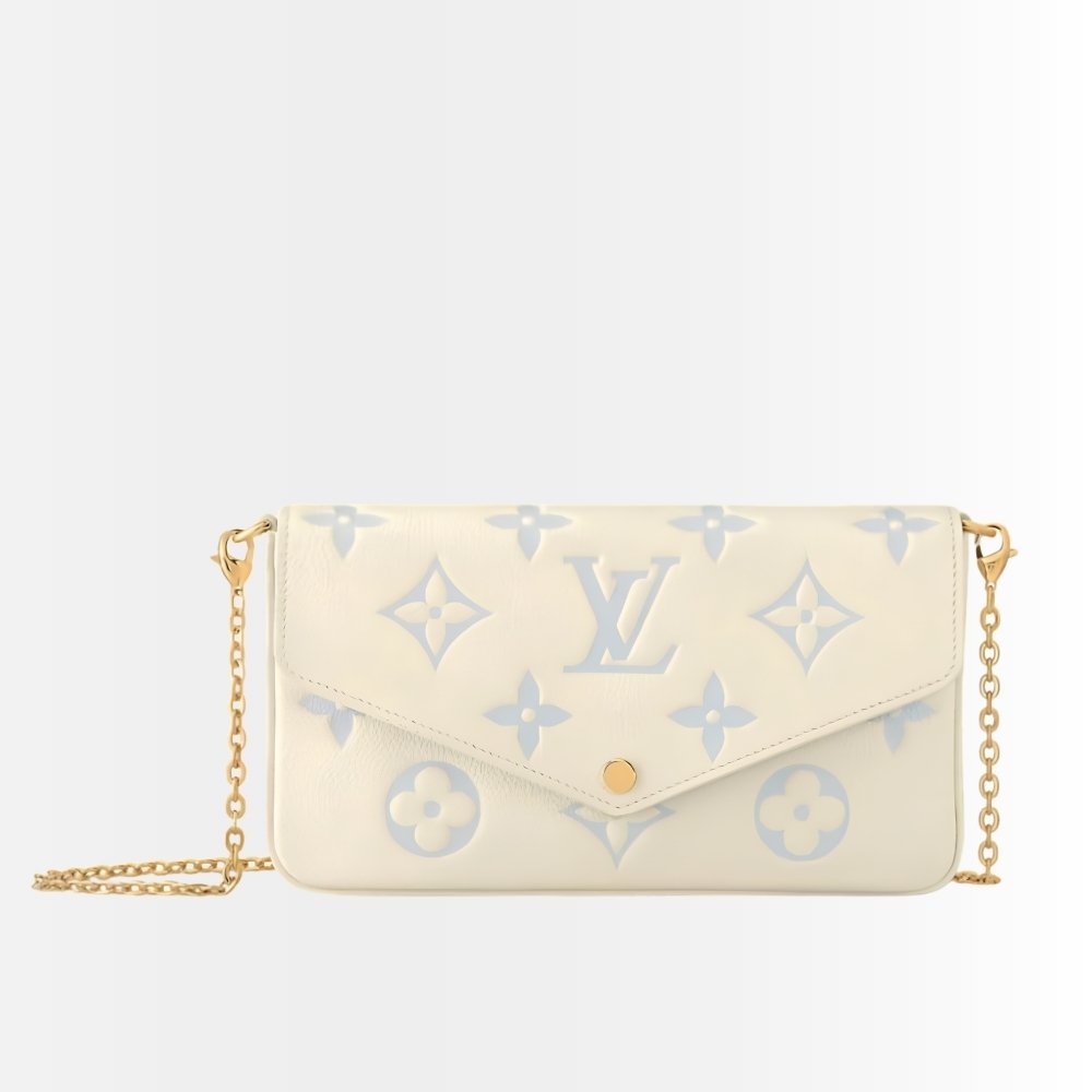 Louis Vuitton Félicie Pochette Candy Blue 21Cm M83025
