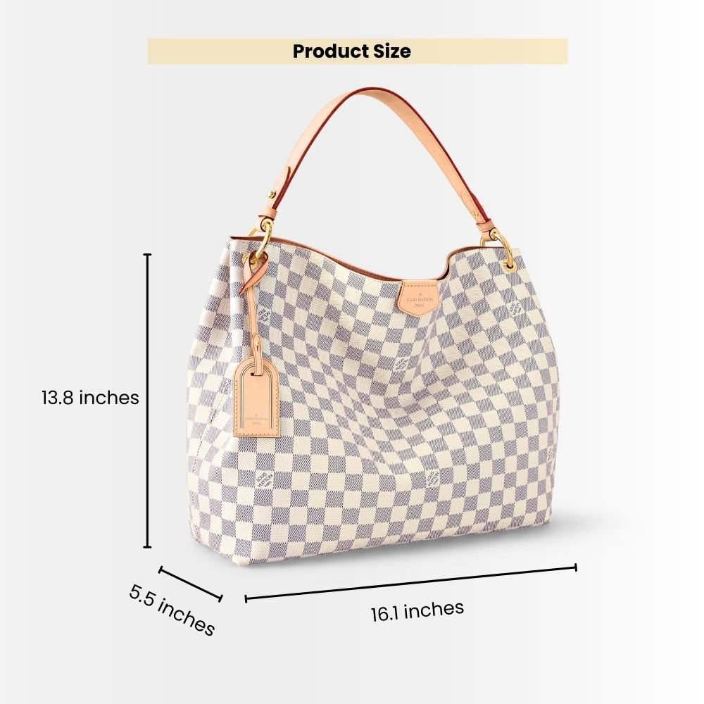 Louis Vuitton Graceful MM Damier Azur 41cm N42233