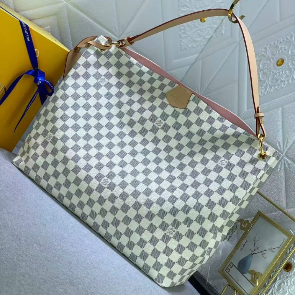 Louis Vuitton Graceful MM Damier Azur 41cm N42233