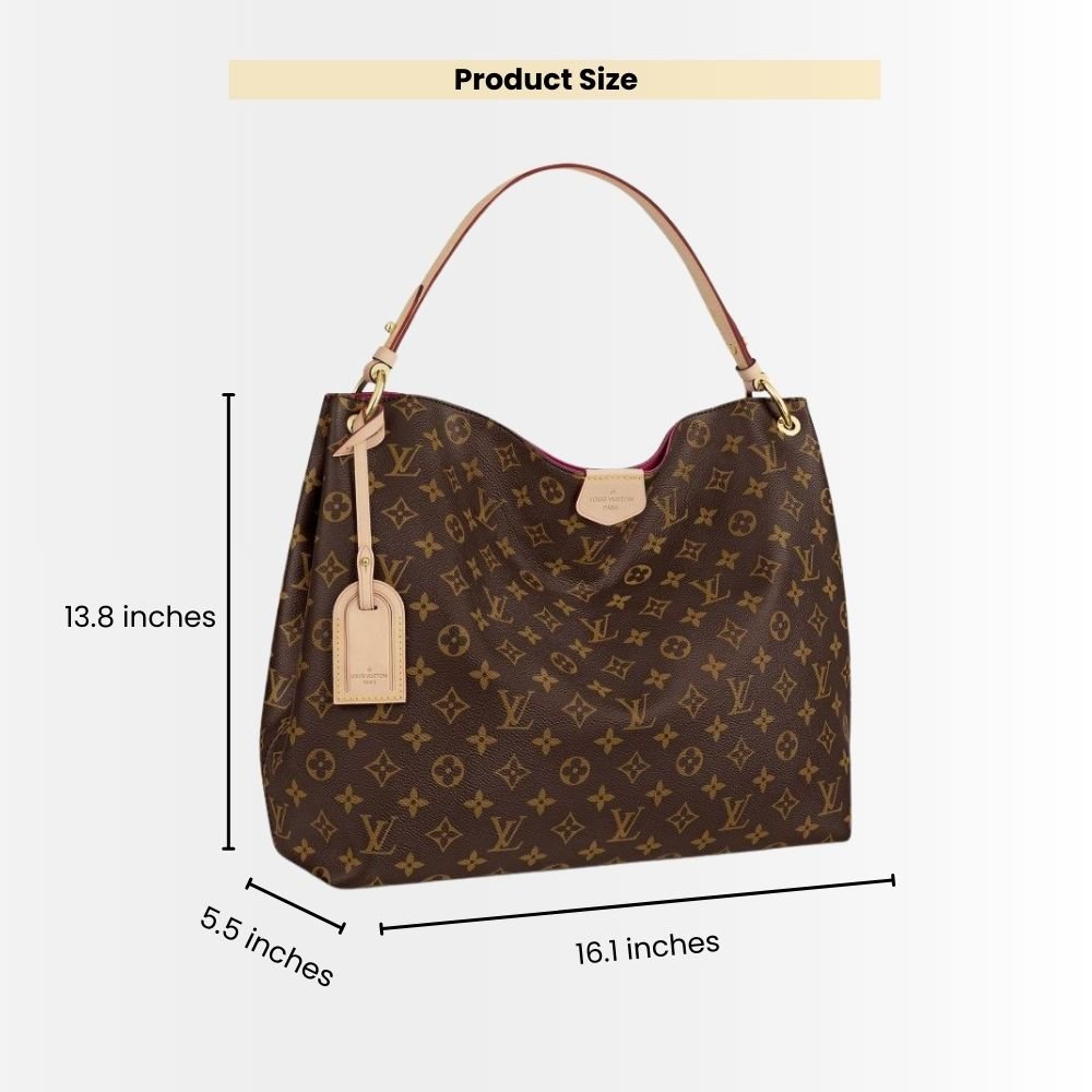 Louis Vuitton Graceful MM Monogram Canvas Brown 41cm M43704