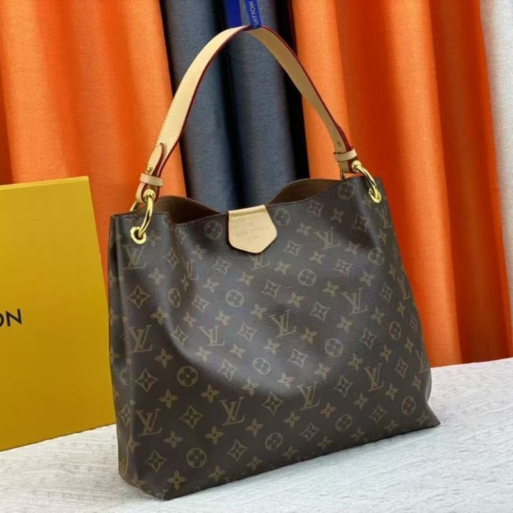 Louis Vuitton Graceful MM Monogram Canvas Brown 41cm M43704