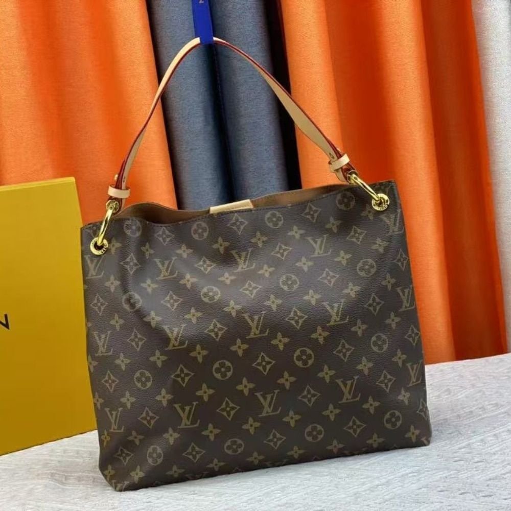 Louis Vuitton Graceful MM Monogram Canvas Brown 41cm M43704