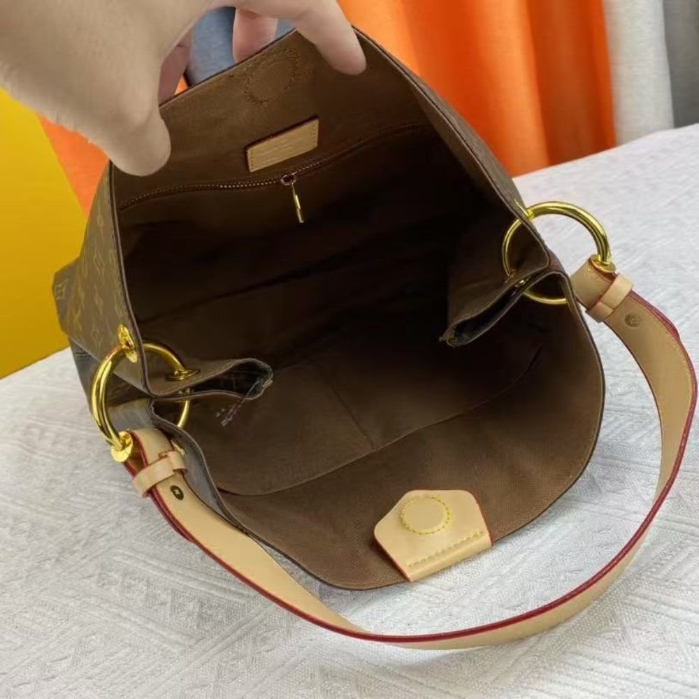 Louis Vuitton Graceful MM Monogram Canvas Brown 41cm M43704