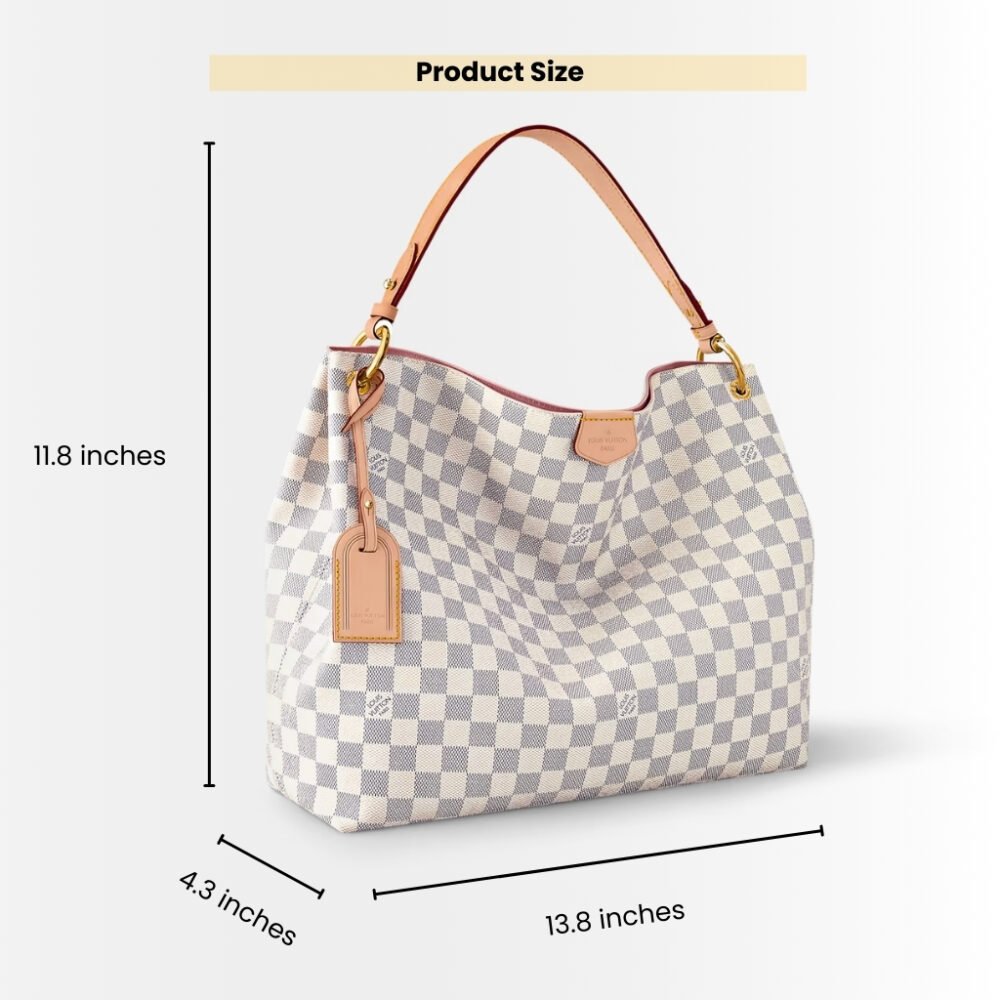 Louis Vuitton Graceful PM Damier Azur 35cm N42249