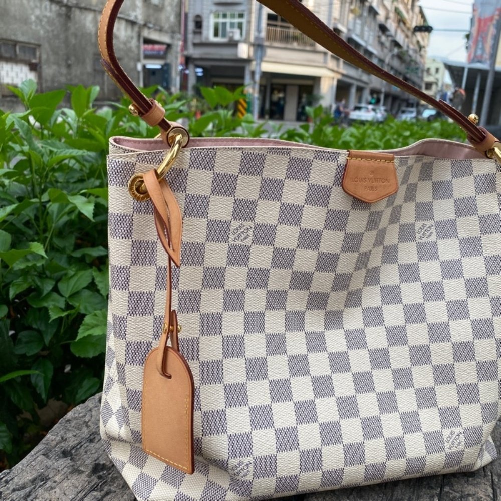 Louis Vuitton Graceful PM Damier Azur 35cm N42249