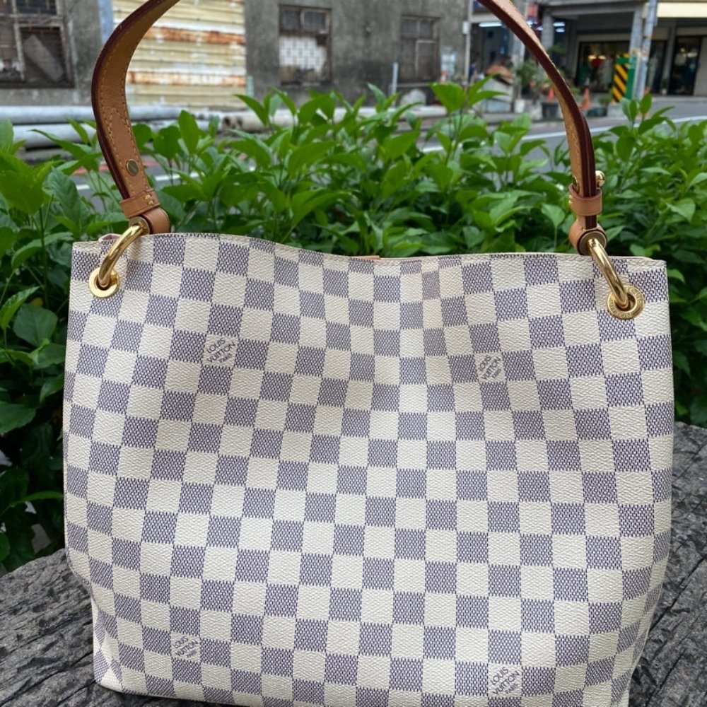 Louis Vuitton Graceful PM Damier Azur 35cm N42249