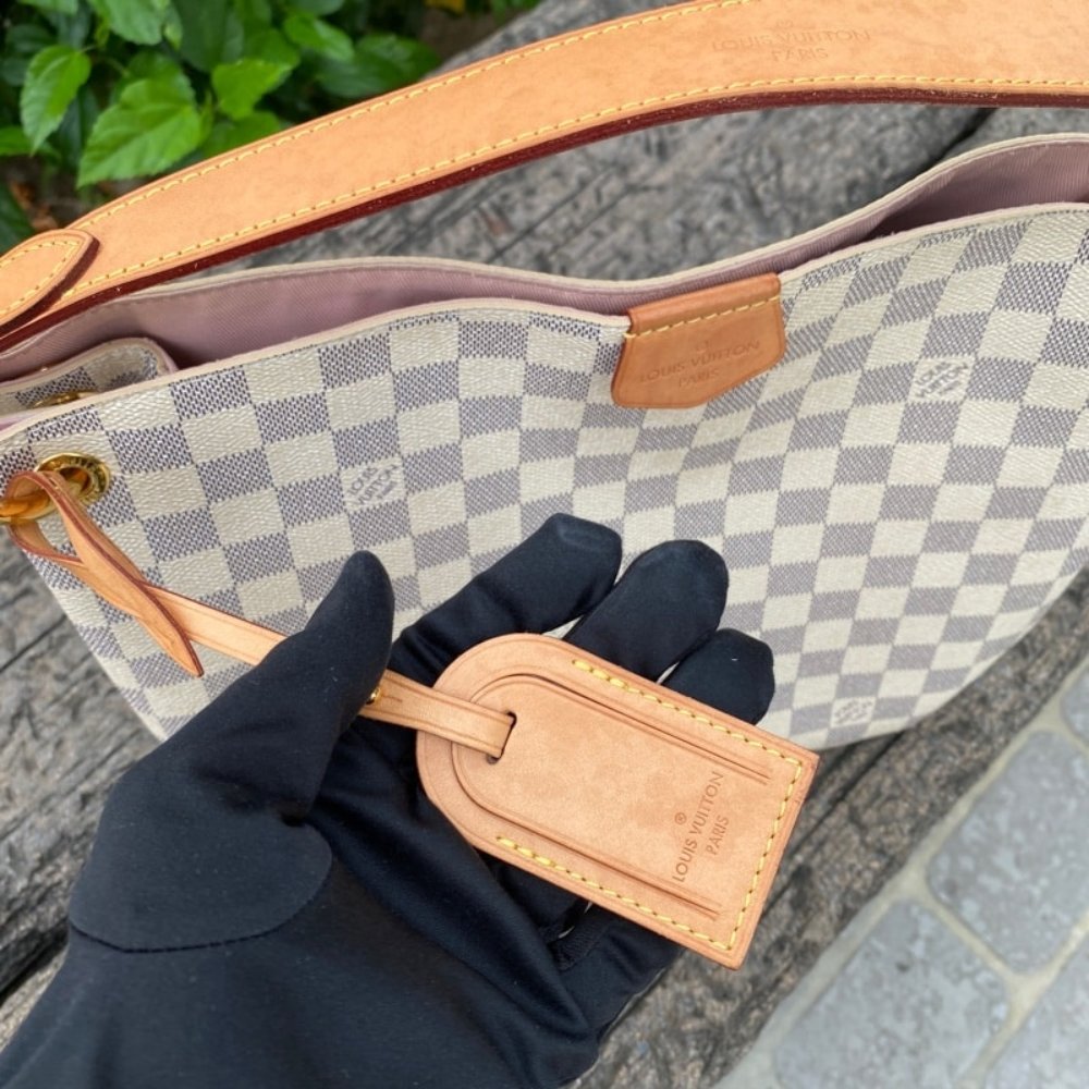 Louis Vuitton Graceful PM Damier Azur 35cm N42249