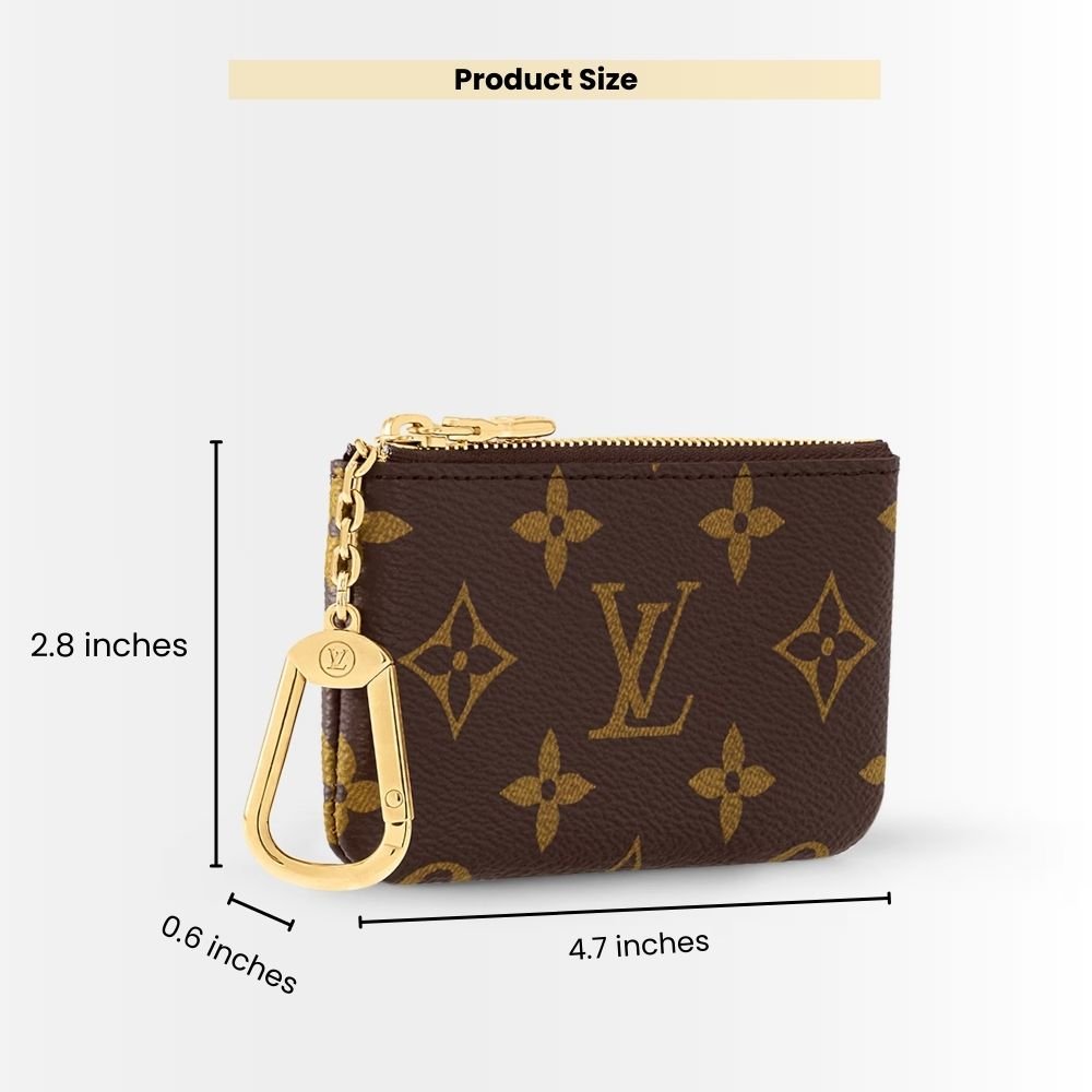 Louis Vuitton Key Pouch Wallet Brown 12Cm M62650