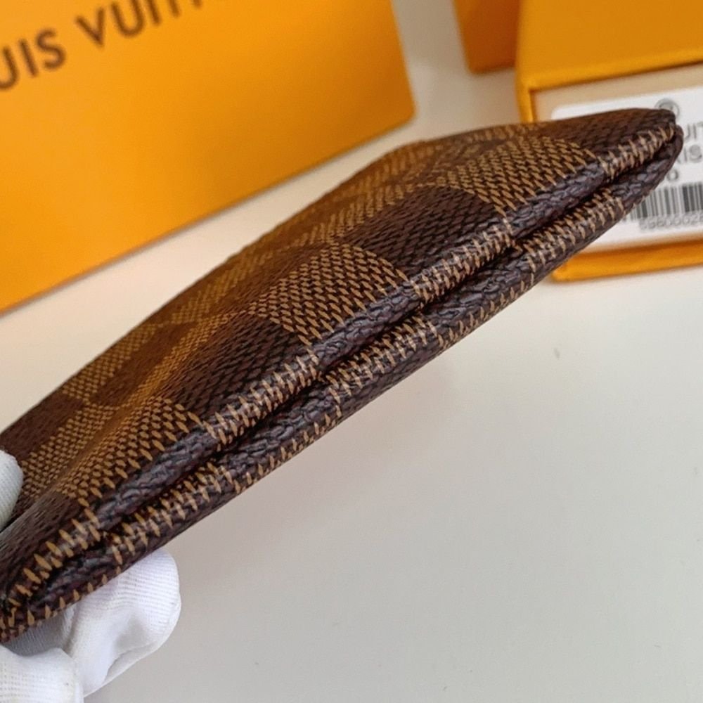 Louis Vuitton Key Pouch Wallet Damier Brown 12Cm N62658