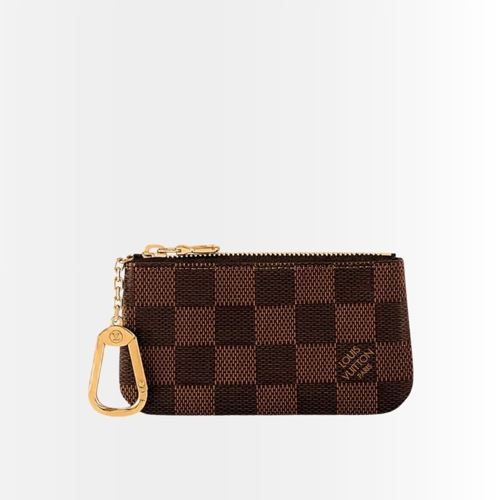 Louis Vuitton Key Pouch Wallet Damier Brown 12Cm N62658
