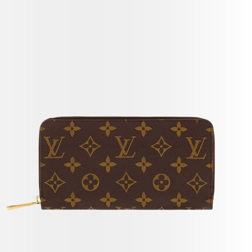 Louis Vuitton Long Double Zippy Wallet Monogram Brown 19Cm