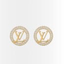 Louis Vuitton Louise By Night Earrings Gold M00757