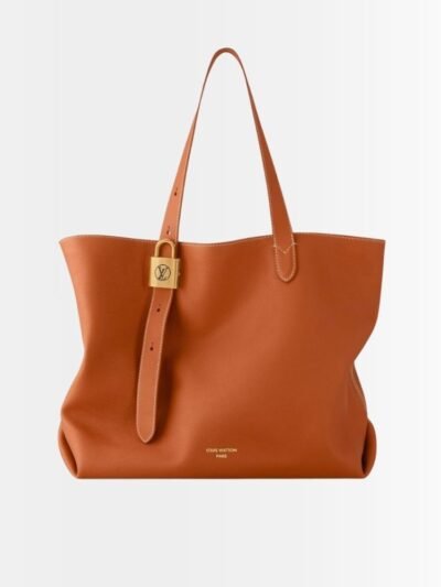 Louis Vuitton Low Key Cabas MM Bag Cognac Brown 47cm M25342