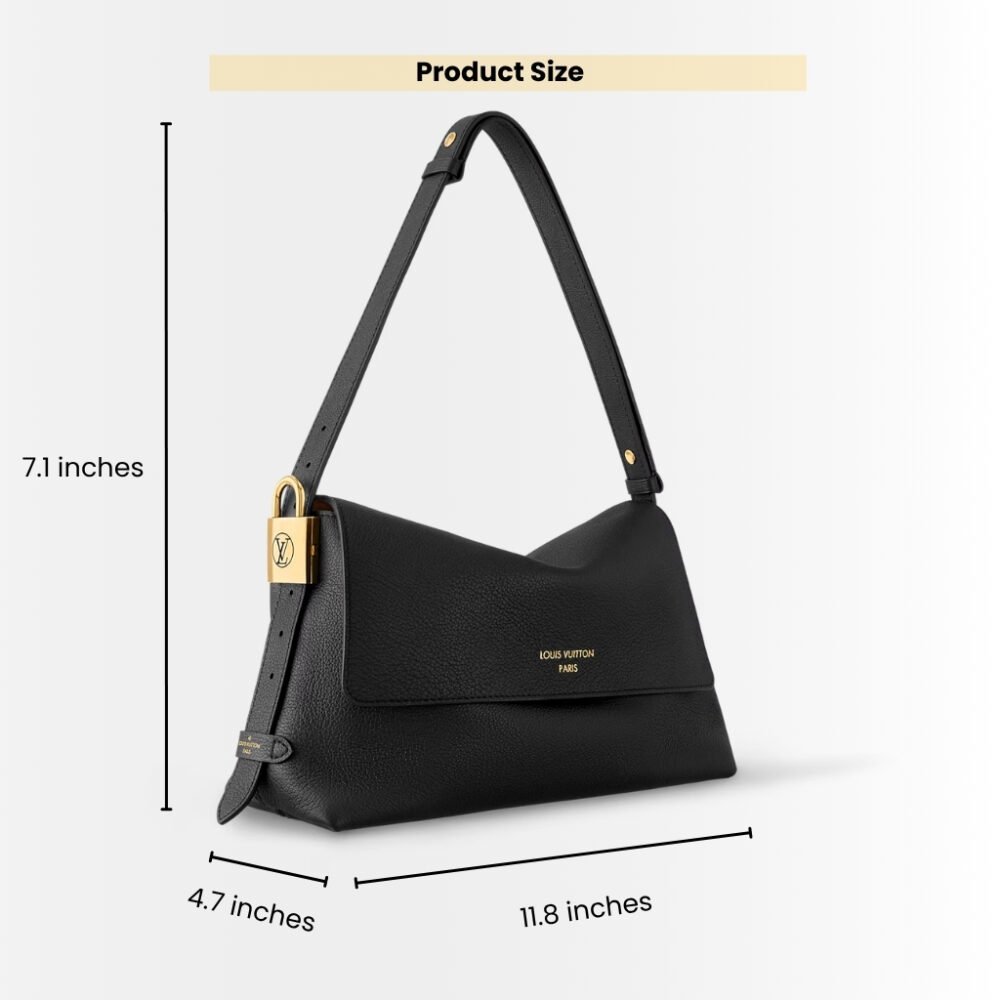 Louis Vuitton Low Key Messenger Black 30Cm M13148