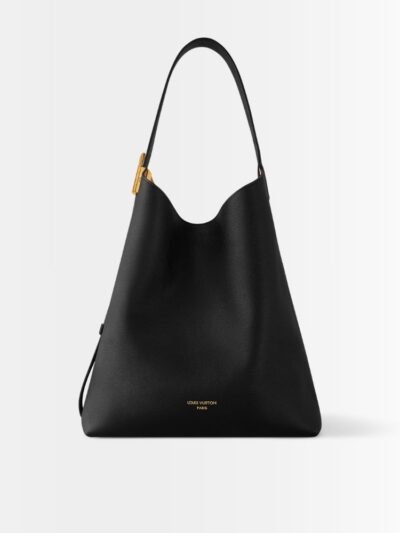 Louis Vuitton Low Key MM Hobo Bag Black 31Cm M24856