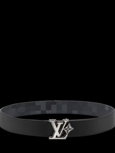 Louis Vuitton LV Flower Damoflage Reversible Belt Black 40mm M4604Q