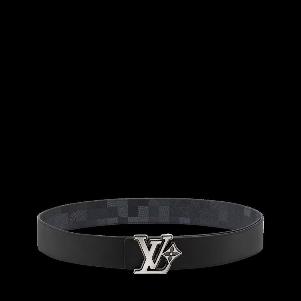 Louis Vuitton LV Flower Damoflage Reversible Belt Black 40mm M4604Q
