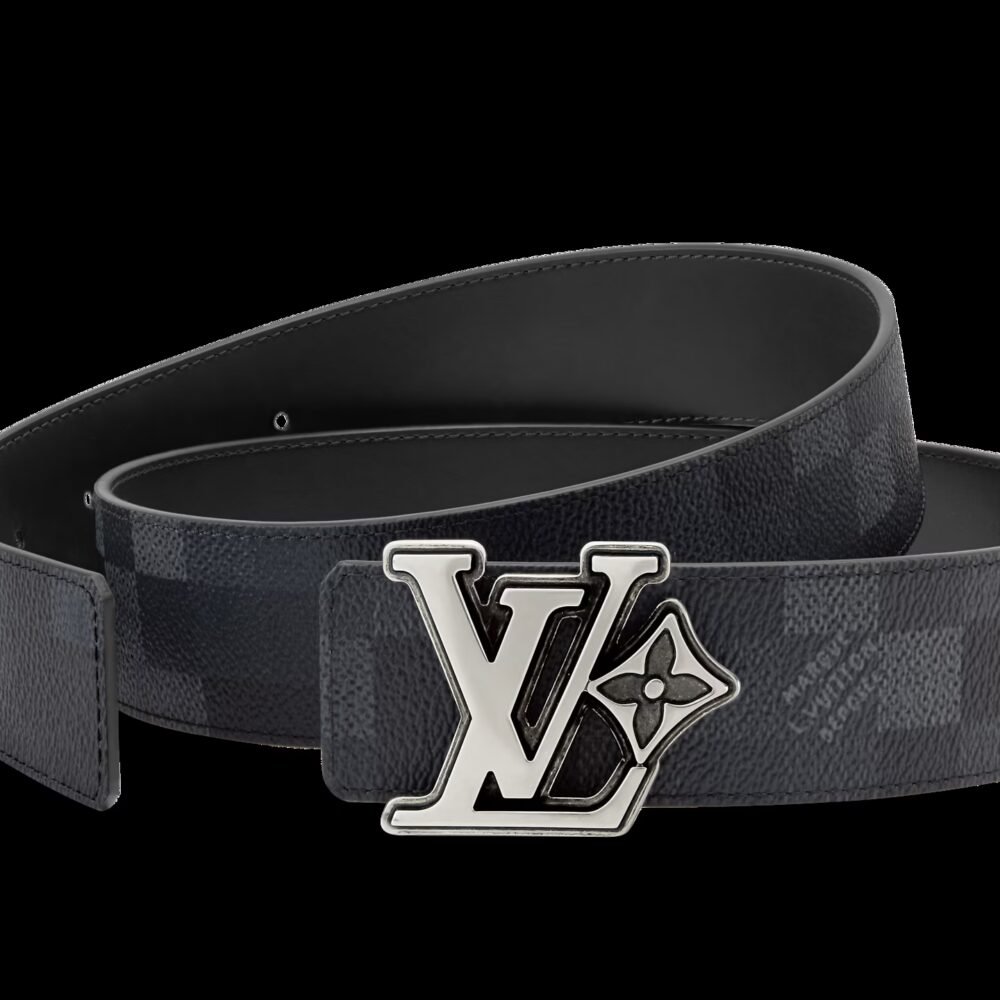 Louis Vuitton LV Flower Damoflage Reversible Belt Black 40mm M4604Q