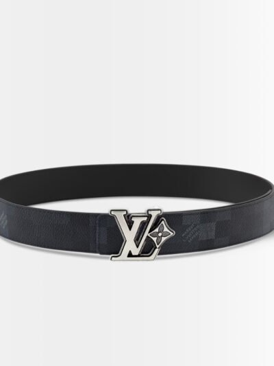 Louis Vuitton LV Flower Damoflage Reversible Belt Black 40mm M4604Q