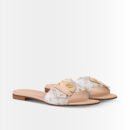 Louis Vuitton LV Frame Flat Mule Dune Beige 1AHMS9