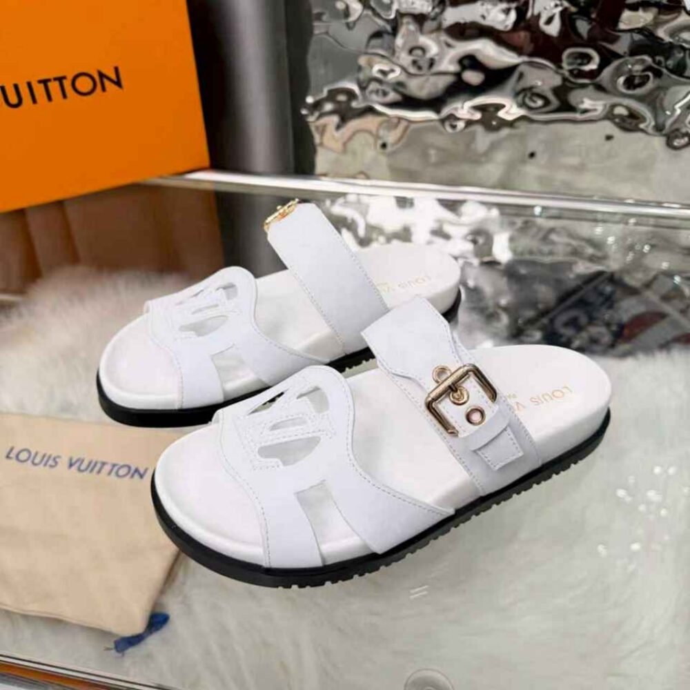 Louis Vuitton LV Isola Comfort Mule White 1AJQYV
