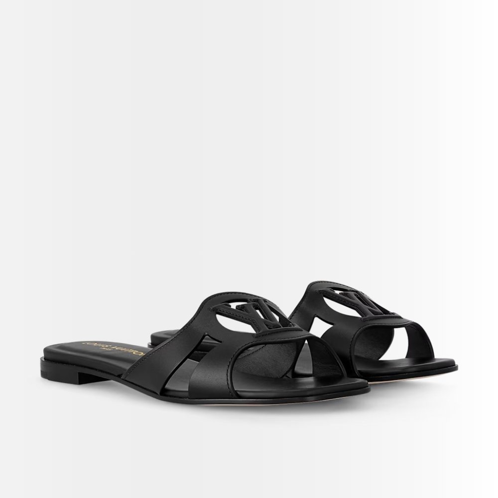 Louis Vuitton LV Isola Flat Mule Black 1ABP0E