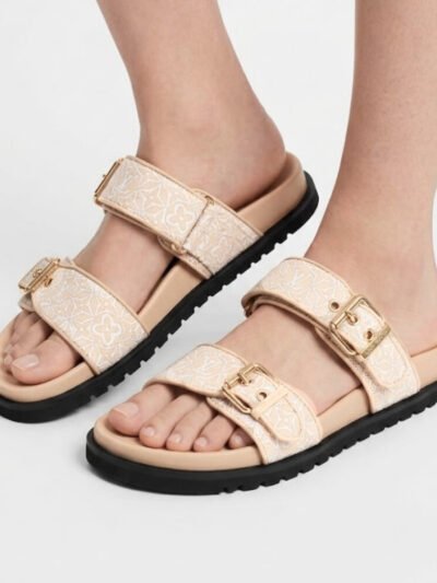 Louis Vuitton LV Sunset Flat Comfort Mule Beige