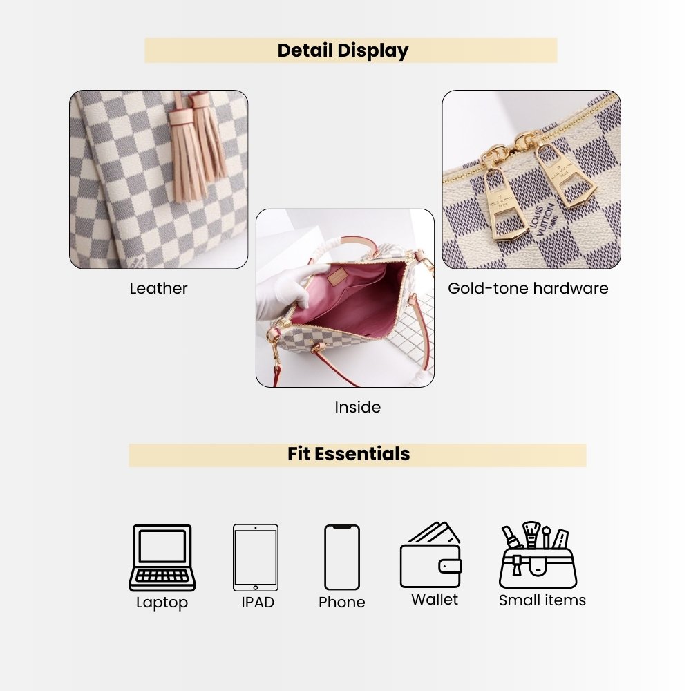 Louis Vuitton Lymington Damier Azur Beige 35Cm N40022