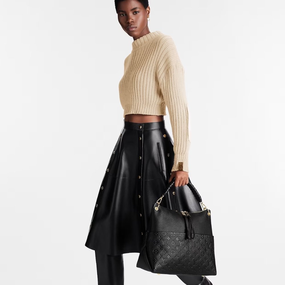 Louis Vuitton Maida Hobo Black 32Cm M45522