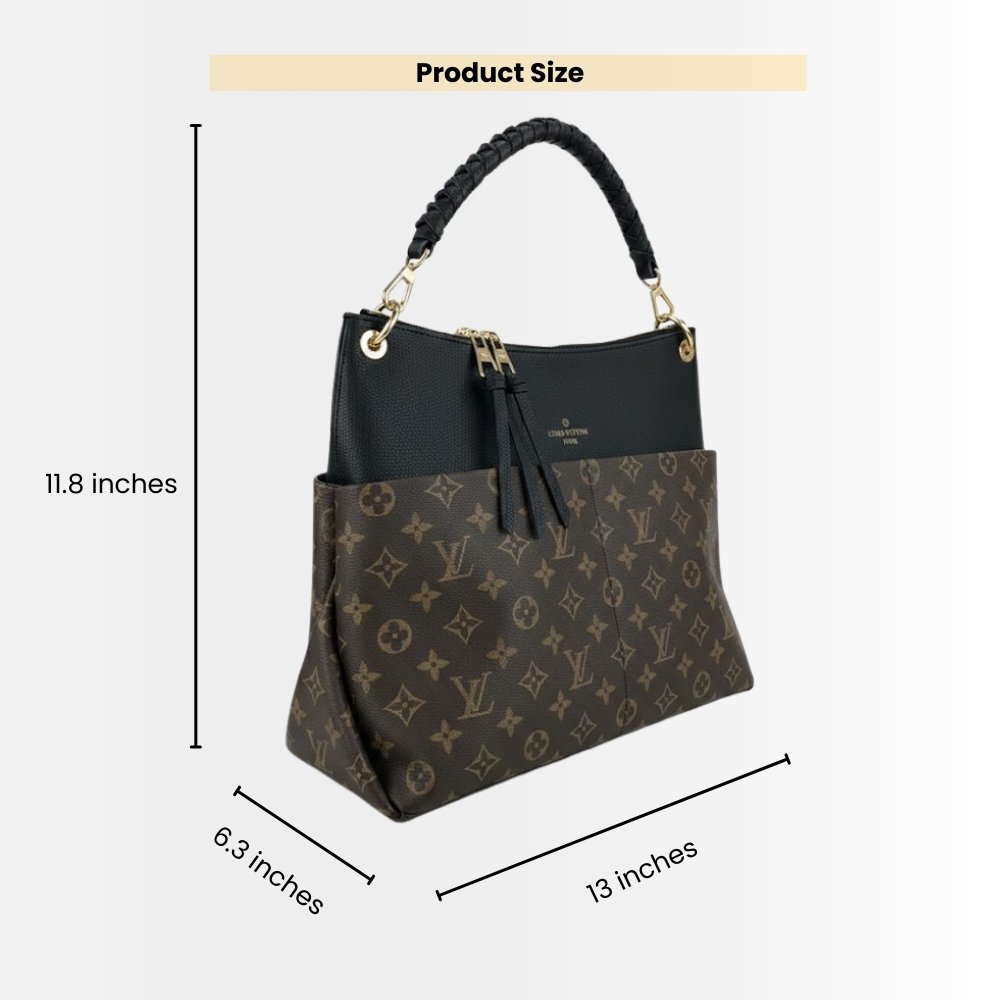 Louis Vuitton Maida Hobo Monogram Black 33Cm