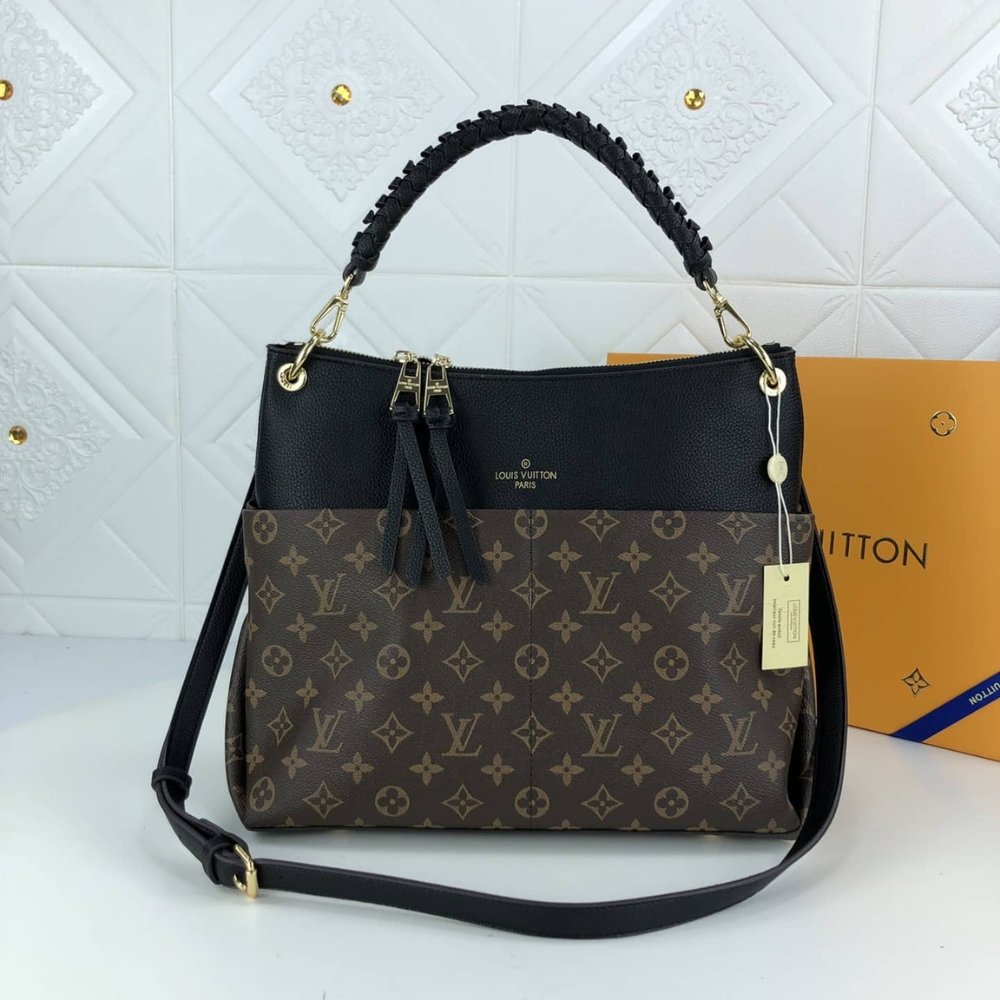 Louis Vuitton Maida Hobo Monogram Black 33Cm