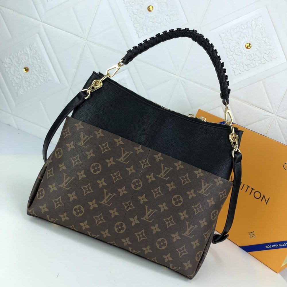 Louis Vuitton Maida Hobo Monogram Black 33Cm