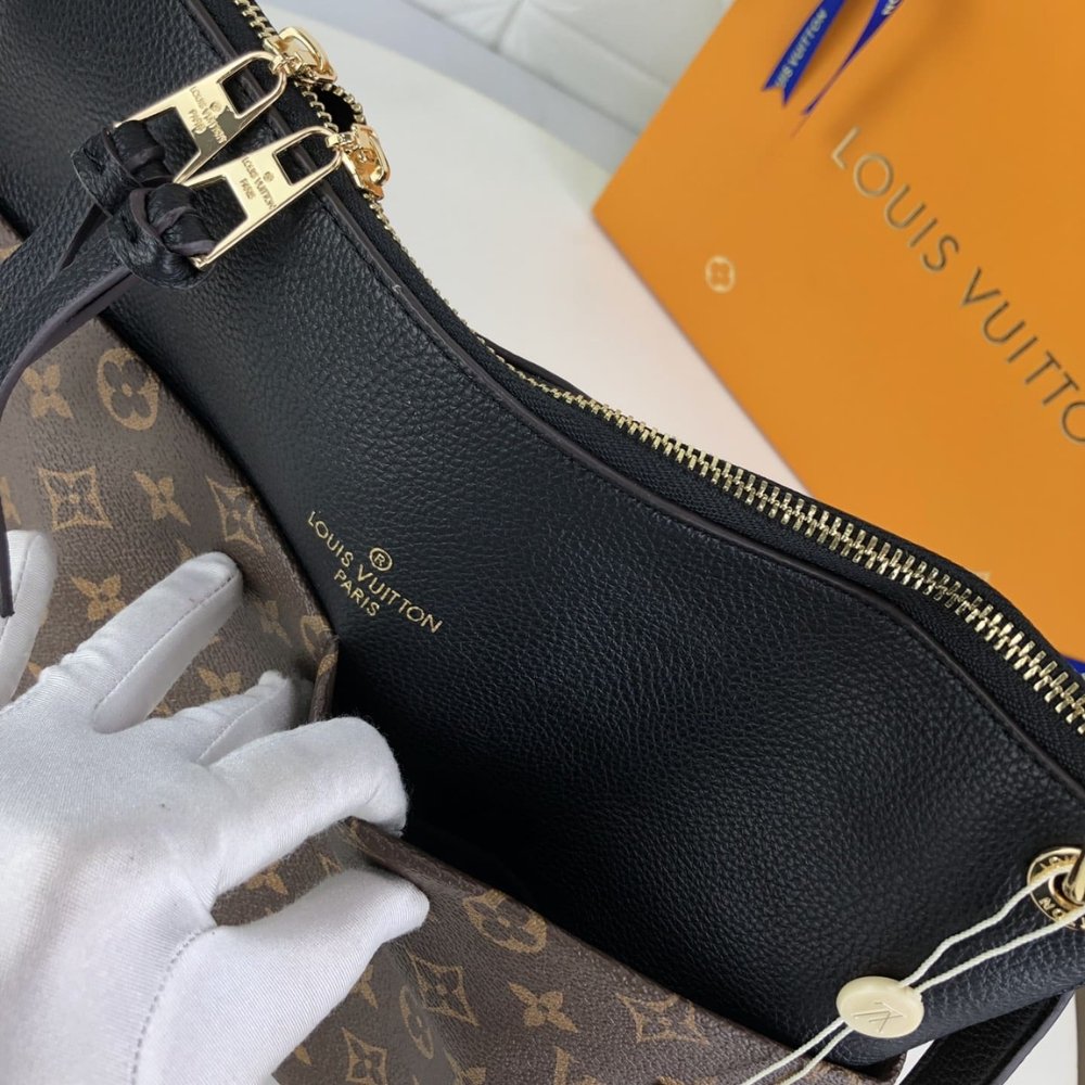 Louis Vuitton Maida Hobo Monogram Black 33Cm