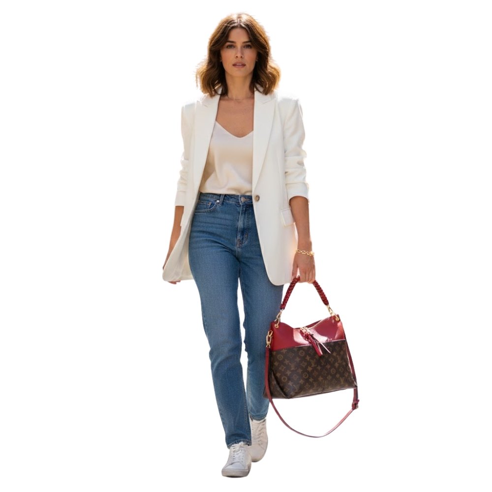 Louis Vuitton Maida Hobo Monogram Red 33Cm