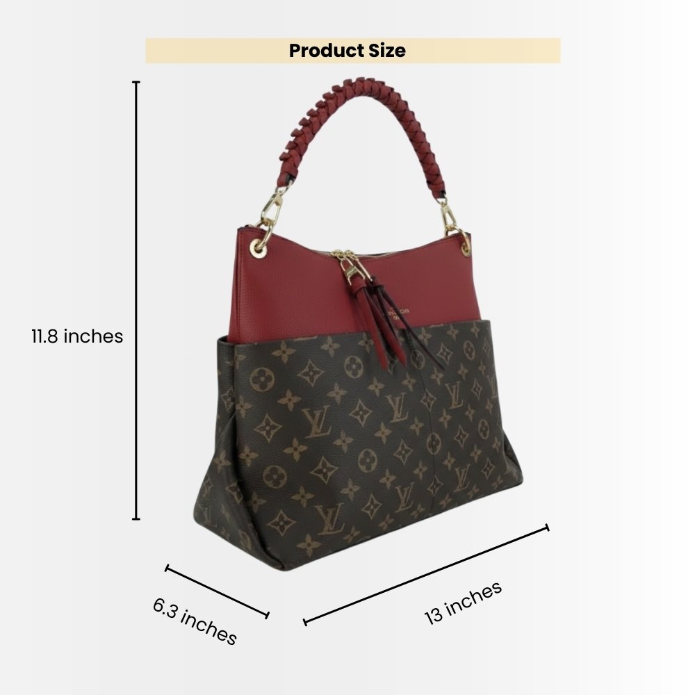 Louis Vuitton Maida Hobo Monogram Red 33Cm
