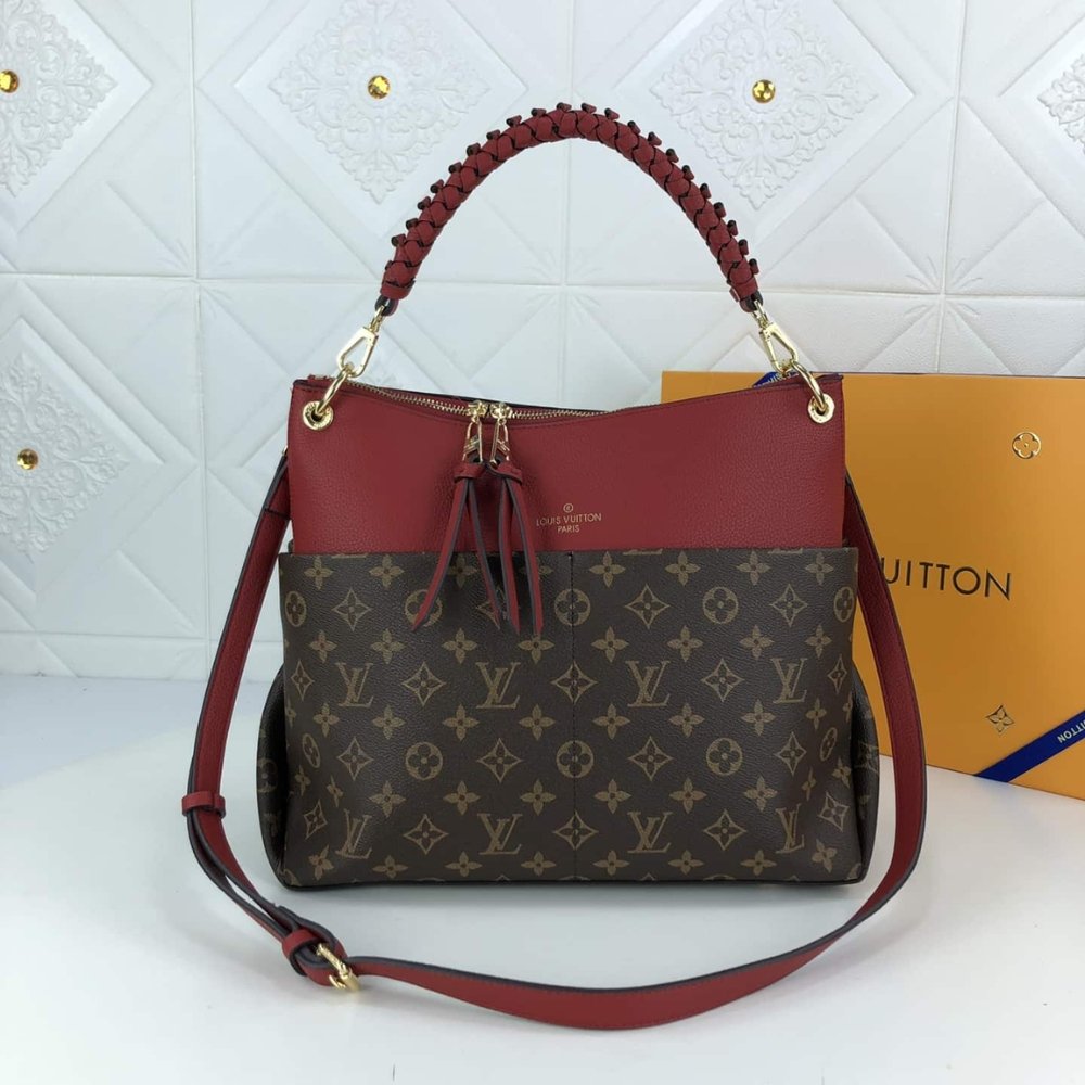 Louis Vuitton Maida Hobo Monogram Red 33Cm