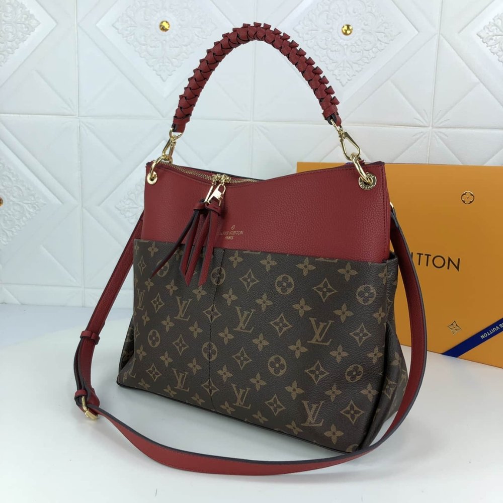 Louis Vuitton Maida Hobo Monogram Red 33Cm