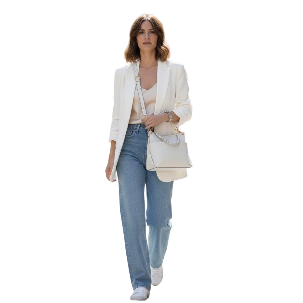 Louis Vuitton Maida Hobo White 33Cm