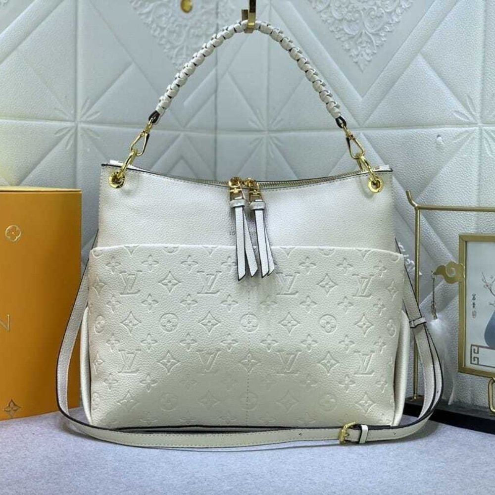 Louis Vuitton Maida Hobo White 33Cm