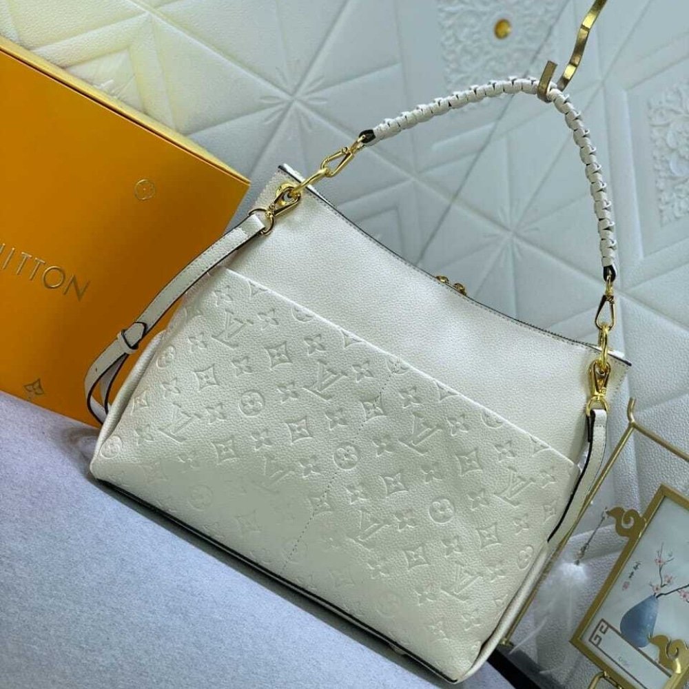 Louis Vuitton Maida Hobo White 33Cm