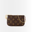 Louis Vuitton Mini Pochette Accessoires Monogram Brown 15cm M58009
