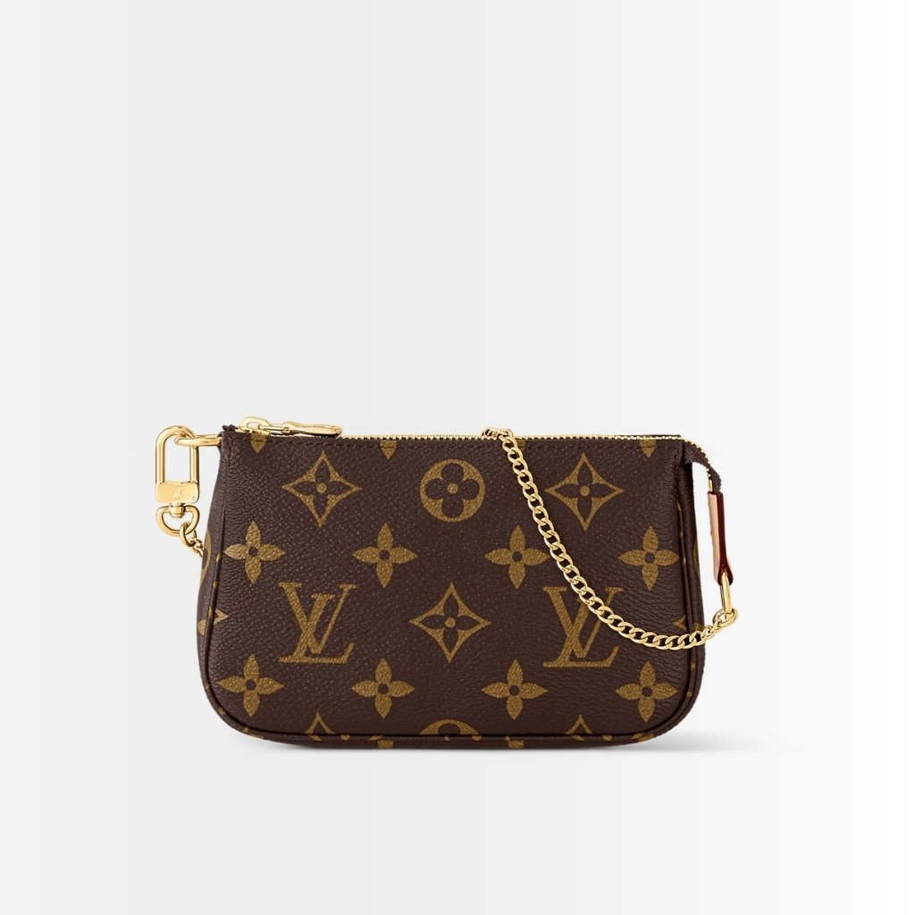 Louis Vuitton Mini Pochette Accessoires Monogram Brown 15cm M58009