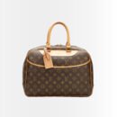 Louis Vuitton Monogram Deauville Boston Brown 28Cm M42228