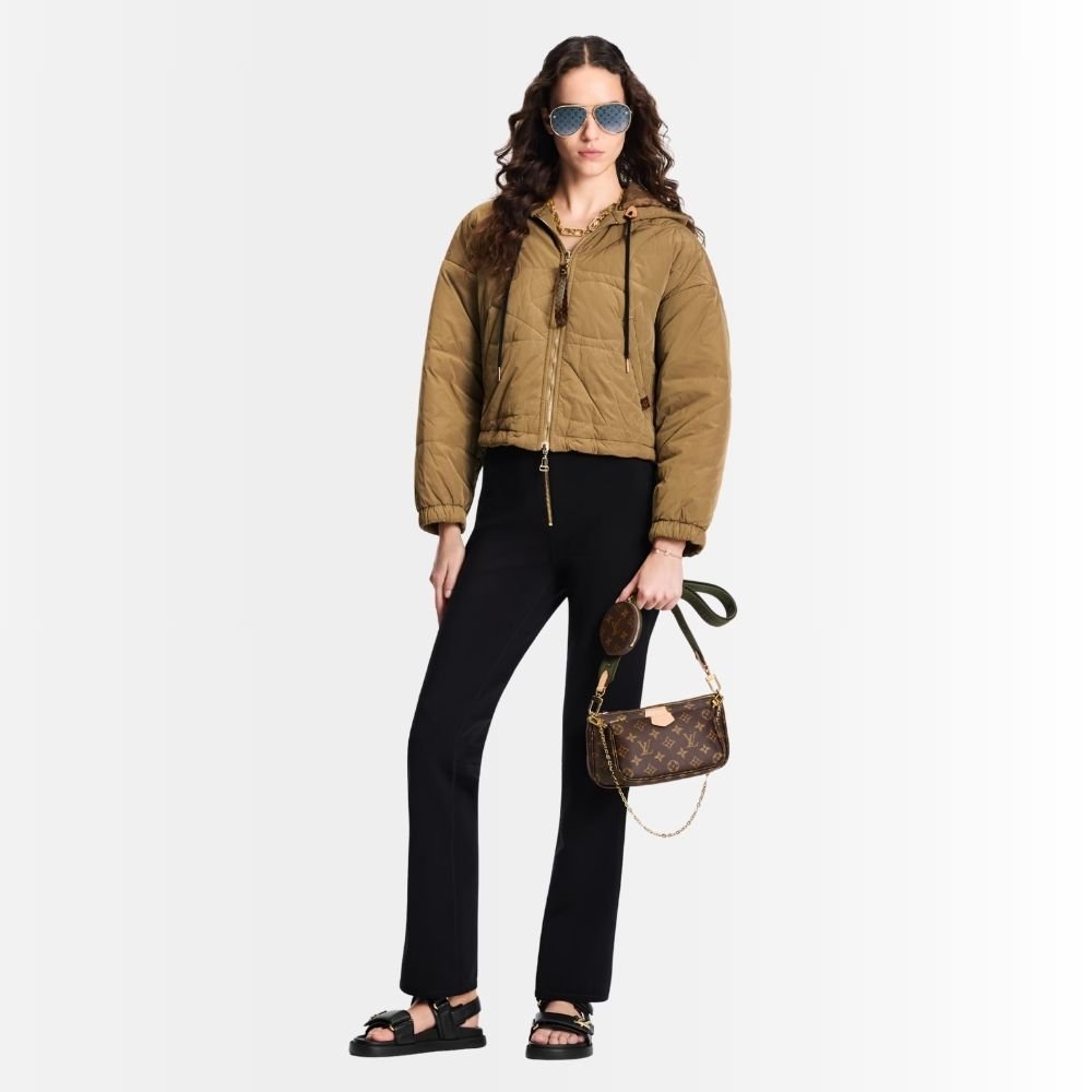 Louis Vuitton Multi Pochette Accessoires Khaki 24cm M44813